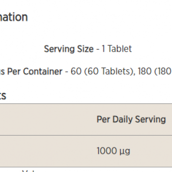 Vitamin B12 By myProtein 60 Tab Vitamin B12 By myProtein 60 Tab